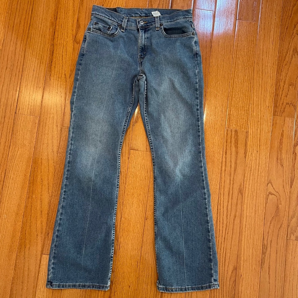 Levis 515 Bootcut Jeans Womens 6 M Blue Cotton Low Rise Denim Vintage Y2K